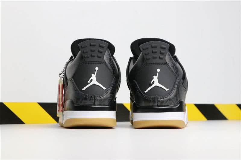 Air Jordan 4 SE Laser Black Gum Black And White Men 5