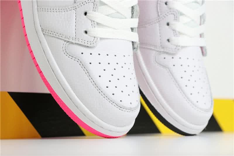 Air Jordan 1 Mid Hyper Pink And Black Women 7