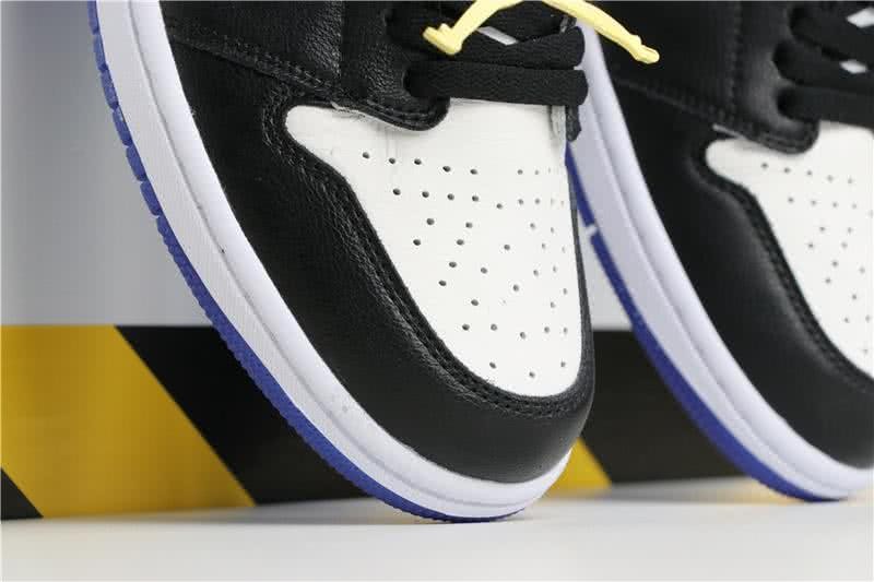 Air Jordan 1 Shoes Deep Blue And White Men 7