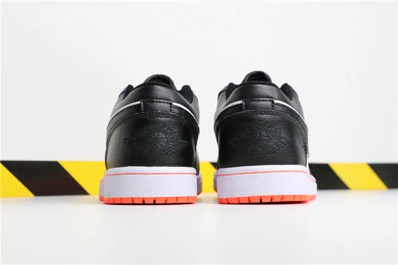 Air Jordan 1 Low Children's Shoes Black Red And White Women/Men 5