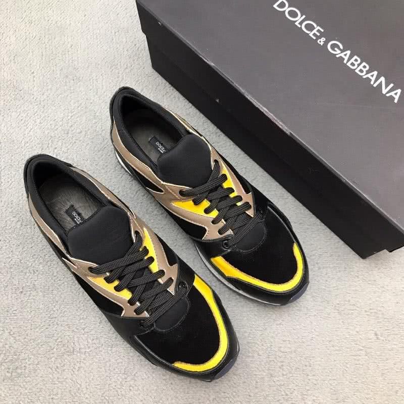 Dolce&Gabbana Sneakers Black Brown Yellow Men 2