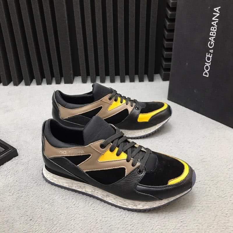 Dolce&Gabbana Sneakers Black Brown Yellow Men 1