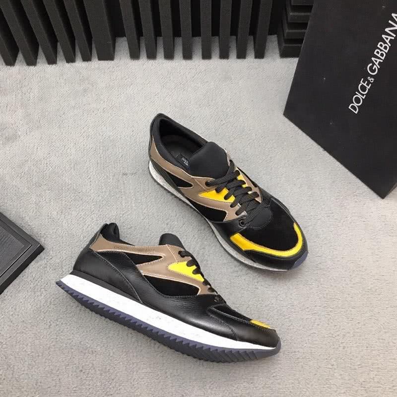Dolce&Gabbana Sneakers Black Brown Yellow Men 3