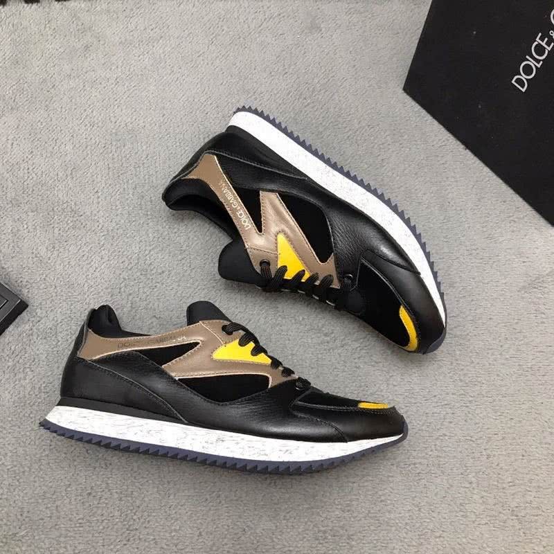 Dolce&Gabbana Sneakers Black Brown Yellow Men 4