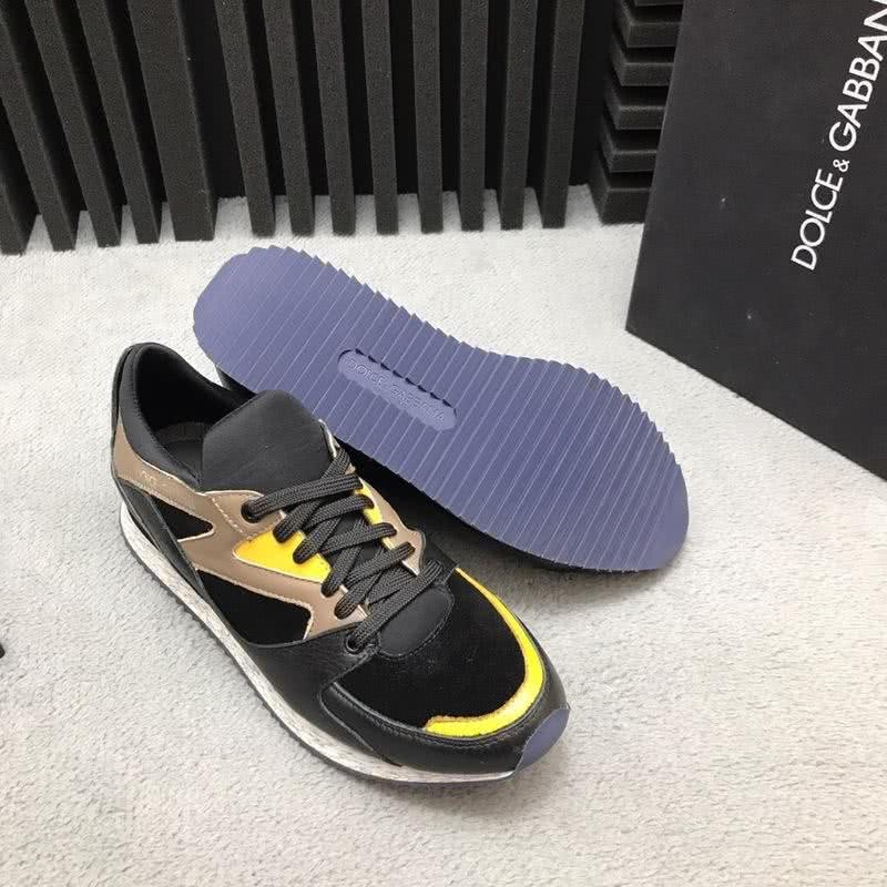 Dolce&Gabbana Sneakers Black Brown Yellow Men 6