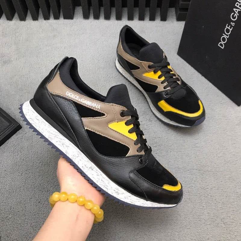 Dolce&Gabbana Sneakers Black Brown Yellow Men 5