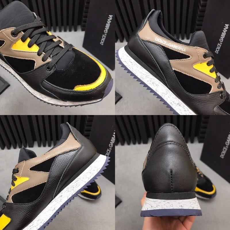 Dolce&Gabbana Sneakers Black Brown Yellow Men 9