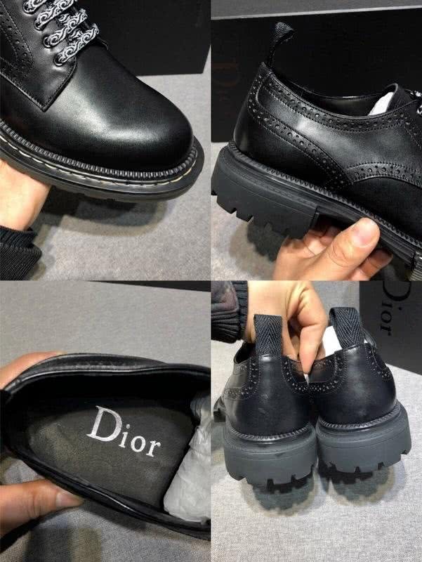 Dior Lace-ups Men All Black Calf Leather 9