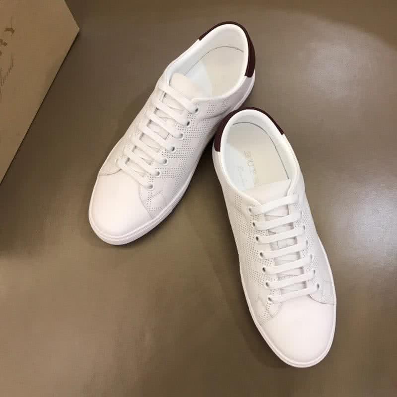 Burberry Fashion Comfortable Sneakers Cowhide White Men 3