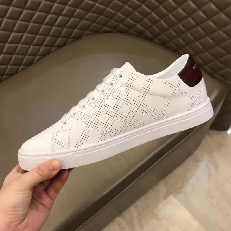 Burberry Fashion Comfortable Sneakers Cowhide White Men 8