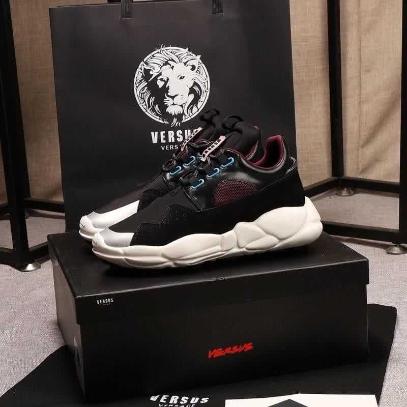 Versace Sneakers Latex Insole Flexible Black Men 2
