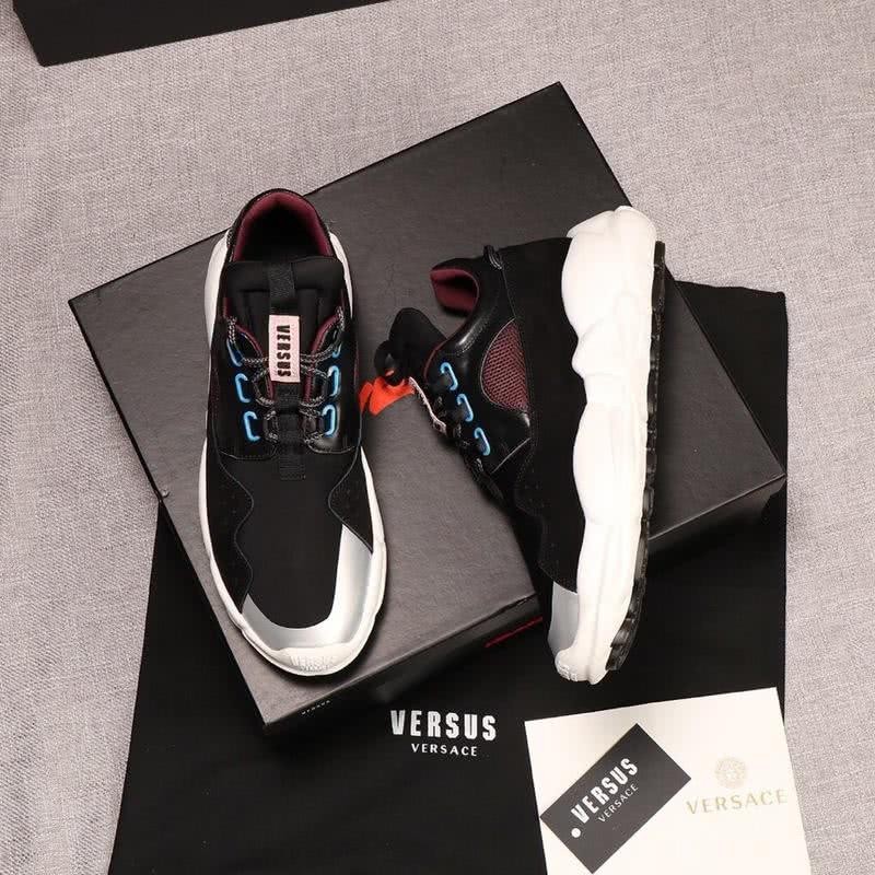 Versace Sneakers Latex Insole Flexible Black Men 3