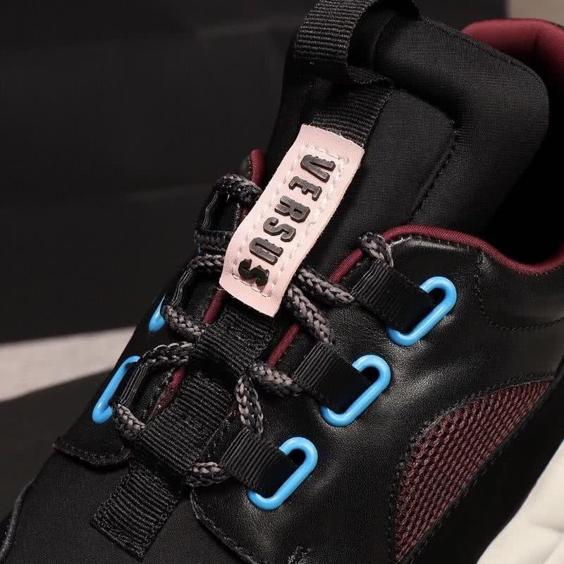 Versace Sneakers Latex Insole Flexible Black Men 5