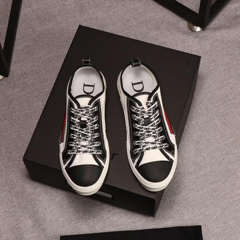 Dior Sneakers Red Line Black White Men 2