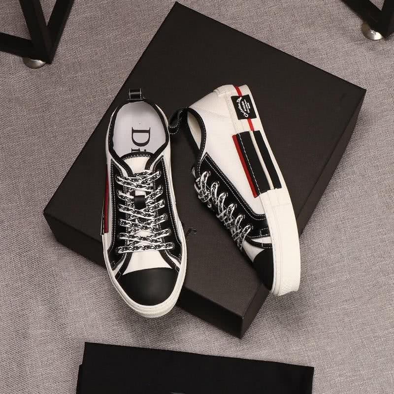 Dior Sneakers Red Line Black White Men 3