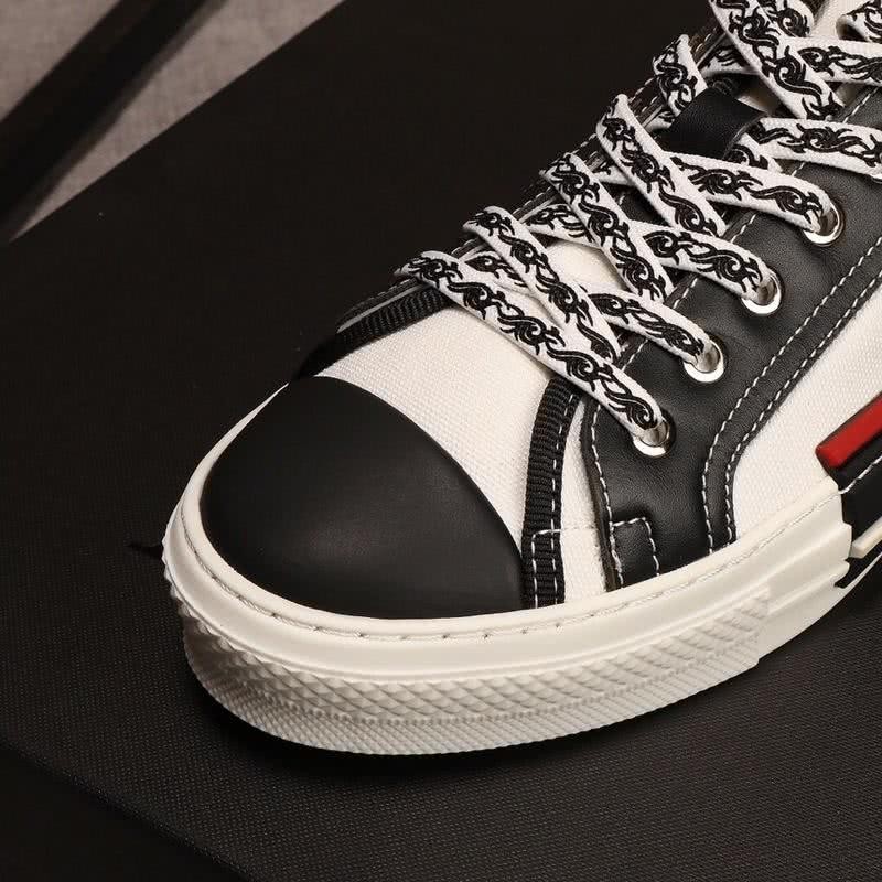 Dior Sneakers Red Line Black White Men 4
