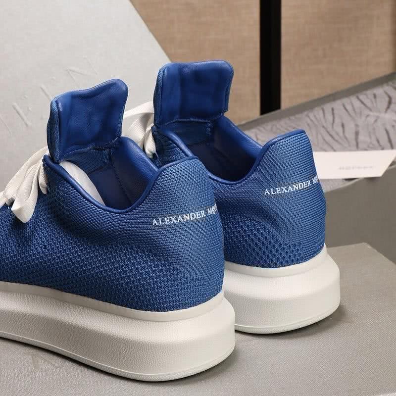 Alexander McQueen Sneakers Sky Blue Upper White Sole Men 5