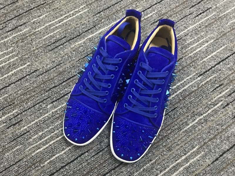 Christian Louboutin Low Sneaker Blue Men Women 1