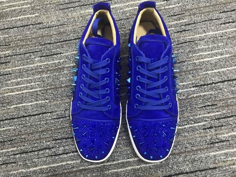 Christian Louboutin Low Sneaker Blue Men Women 2