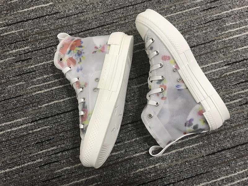 Christian Dior Sneakers 3013  Upper White Cotton Blooming Patterns  Men 5