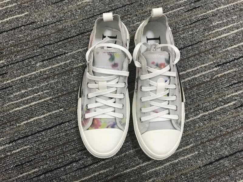 Christian Dior Sneakers 3014  White Cotton Blooming Patterns  Men 2
