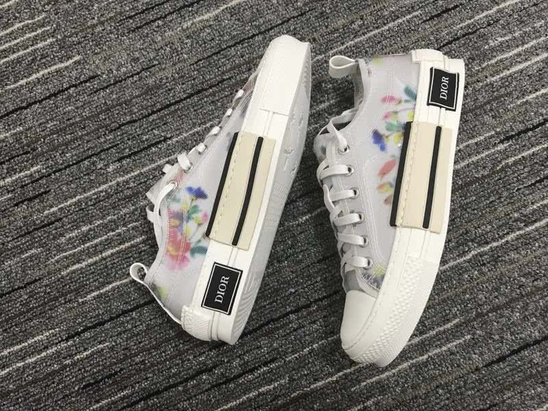 Christian Dior Sneakers 3014  White Cotton Blooming Patterns  Men 5
