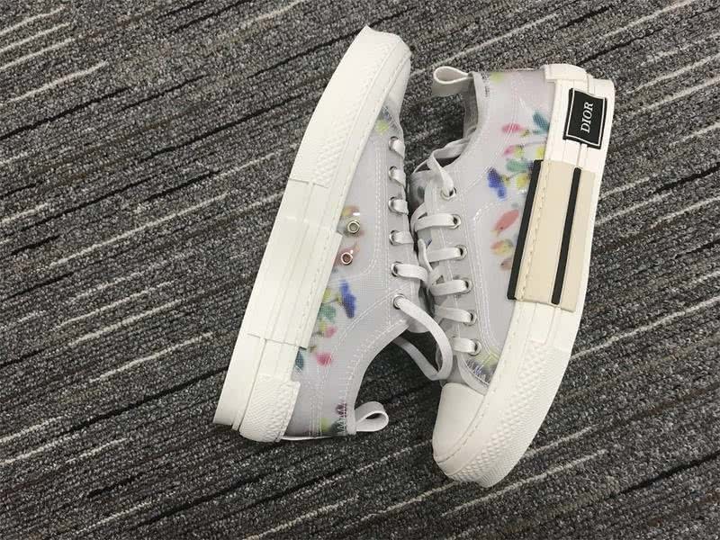 Christian Dior Sneakers 3014  White Cotton Blooming Patterns  Men 6