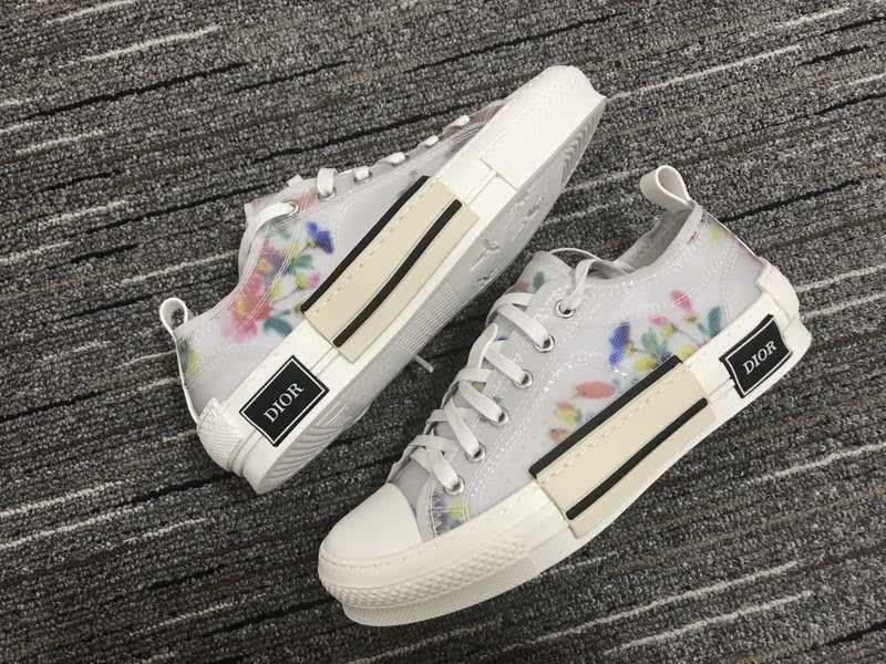 Christian Dior Sneakers 3014  White Cotton Blooming Patterns  Men 9