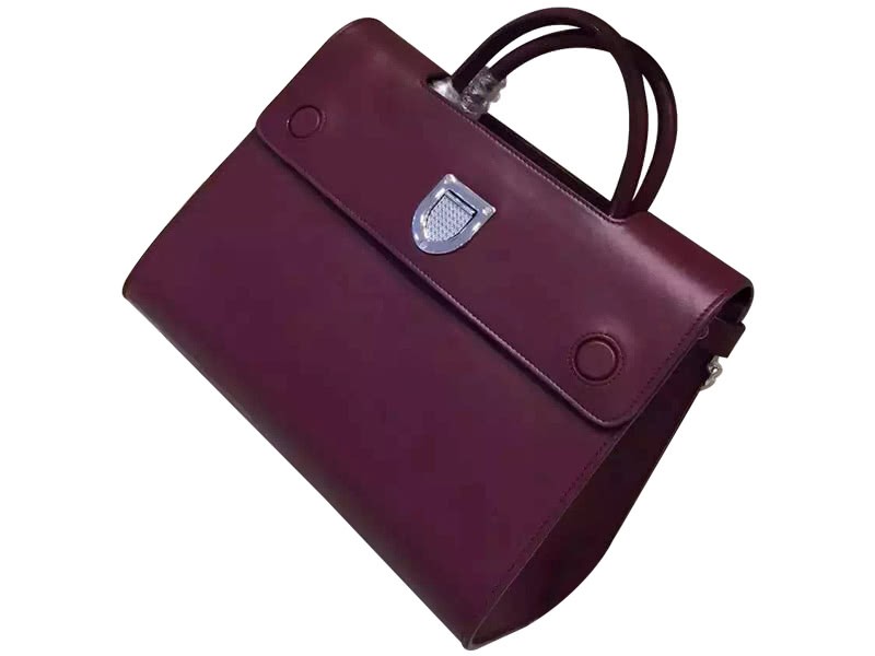 Dior Diorever Bag Noisette Prestige Calfskin Burgundy 5