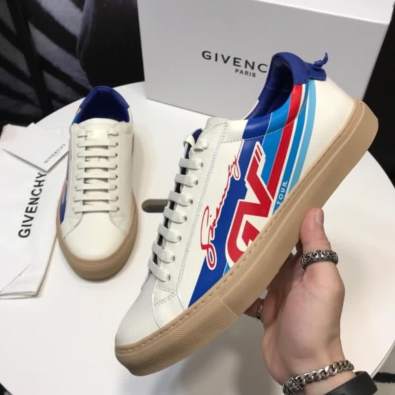 Givenchy Sneakers White Red And Blue Men 4