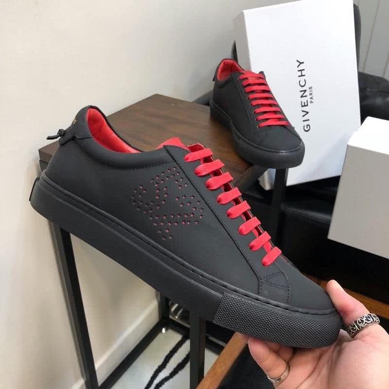 Givenchy Sneakers Black Upper Red Shoelaces And Inside Men 3