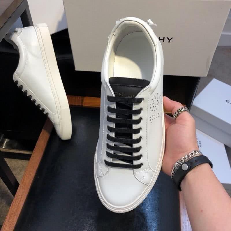 Givenchy Sneakers Black Shoelaces White Upper Men 5