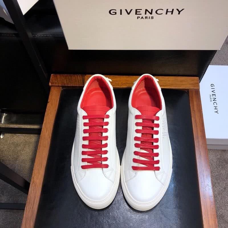 Givenchy Sneakers Red Shoelaces White Upper Men 2