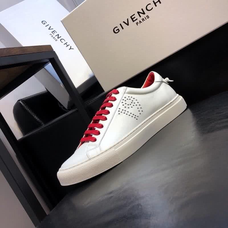 Givenchy Sneakers Red Shoelaces White Upper Men 3