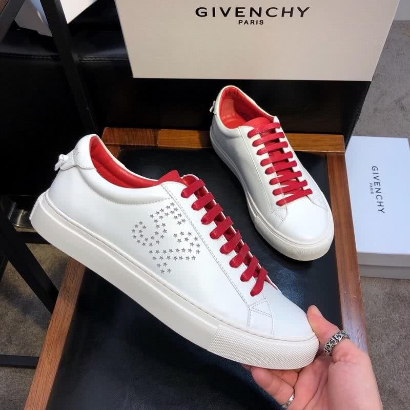Givenchy Sneakers Red Shoelaces White Upper Men 6