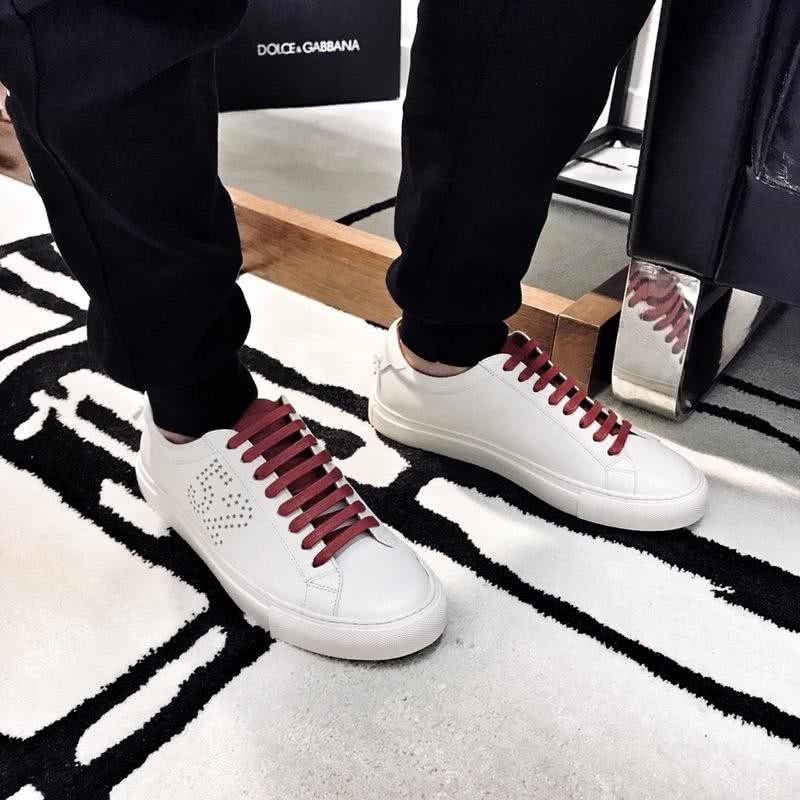 Givenchy Sneakers Red Shoelaces White Upper Men 9