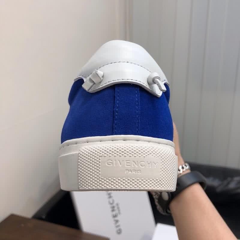Givenchy Sneakers Blue Upper White Shoelaces And Sole Men 7