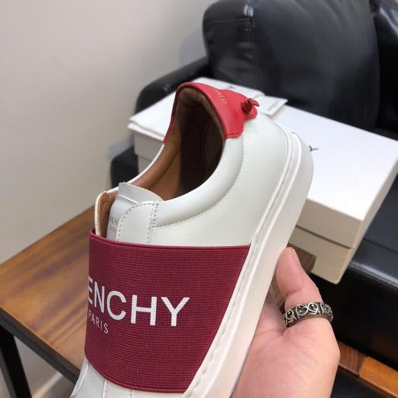 Givenchy Sneakers White And Dark Red Men Women 7