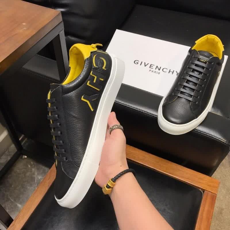 Givenchy Sneakers Black Yellow Upper White Sole Men 4
