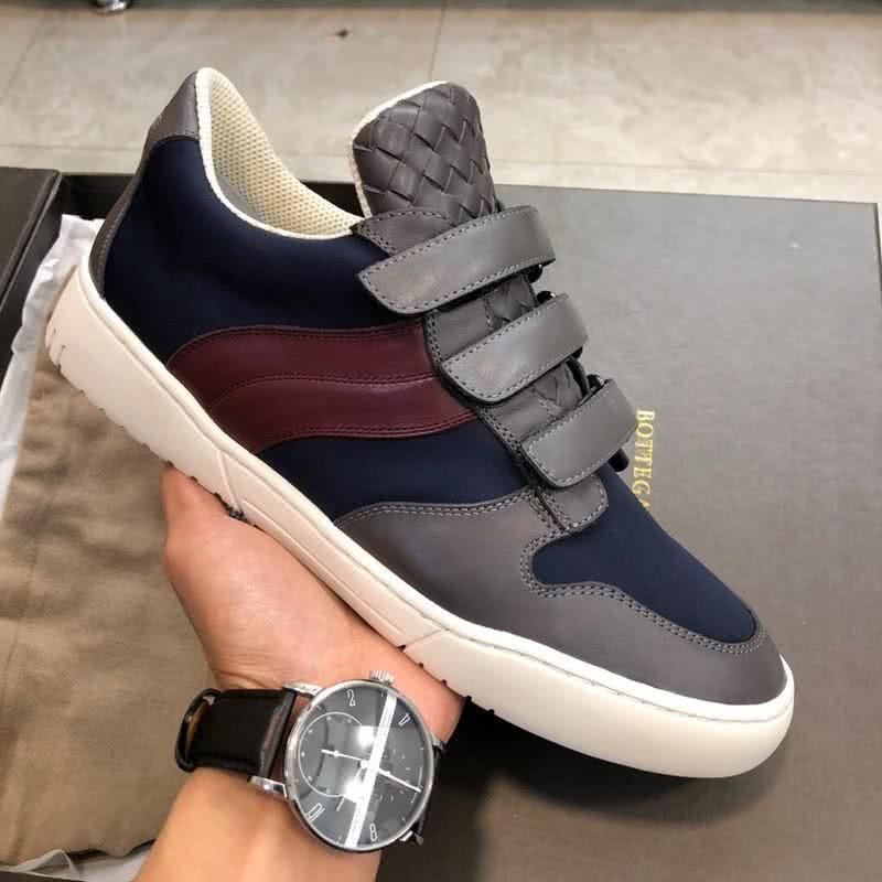 Bottega Veneta New Fashion Sneakers Cowhide Gray Men 4