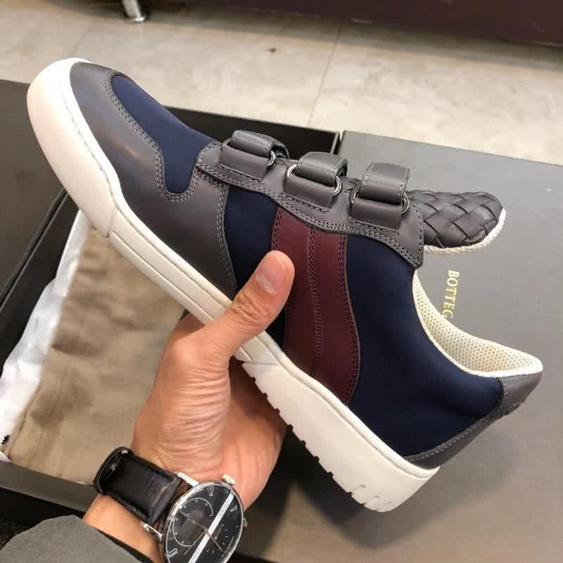 Bottega Veneta New Fashion Sneakers Cowhide Gray Men 8