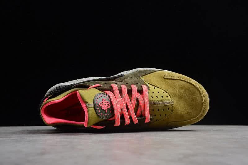 Nike Air HuaracheYellow Green Men Women Shoes 5