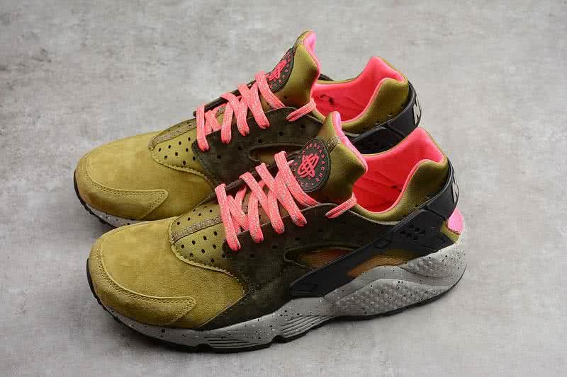 Nike Air HuaracheYellow Green Men Women Shoes 1