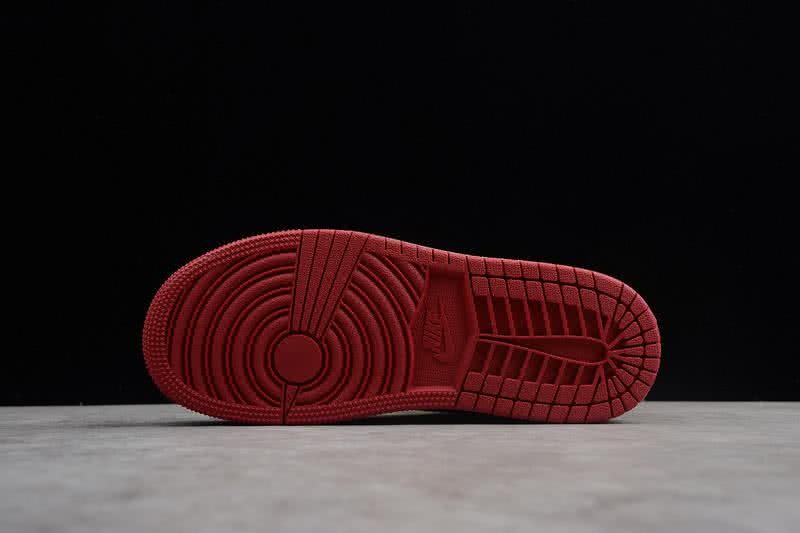 Nike AJ1 Cheap Kids Shoes Black/Red 6