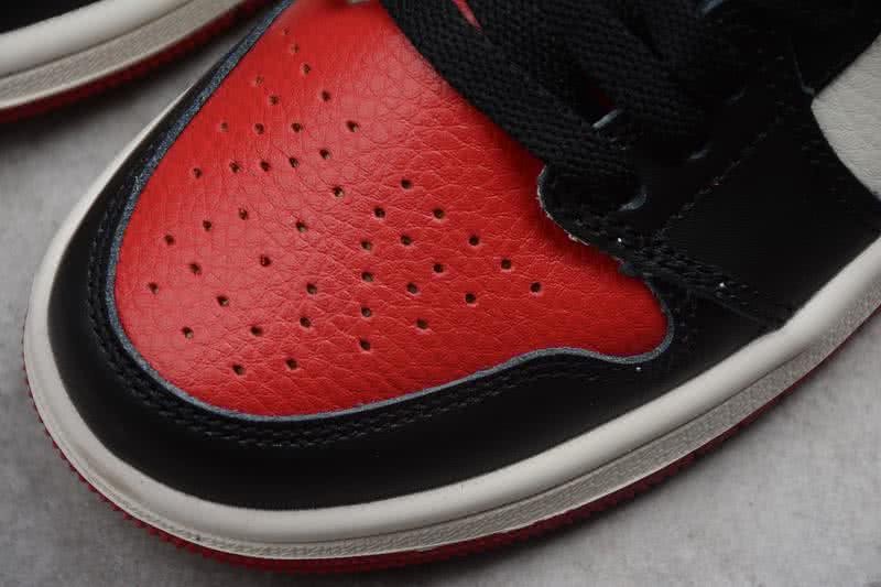 Nike AJ1 Cheap Kids Shoes Black/Red 8