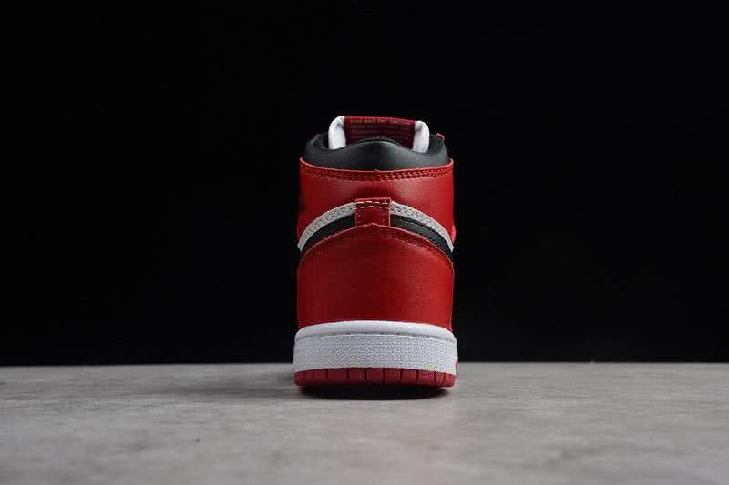 Nike AJ1 Cheap Kids Shoes Black/Red 6