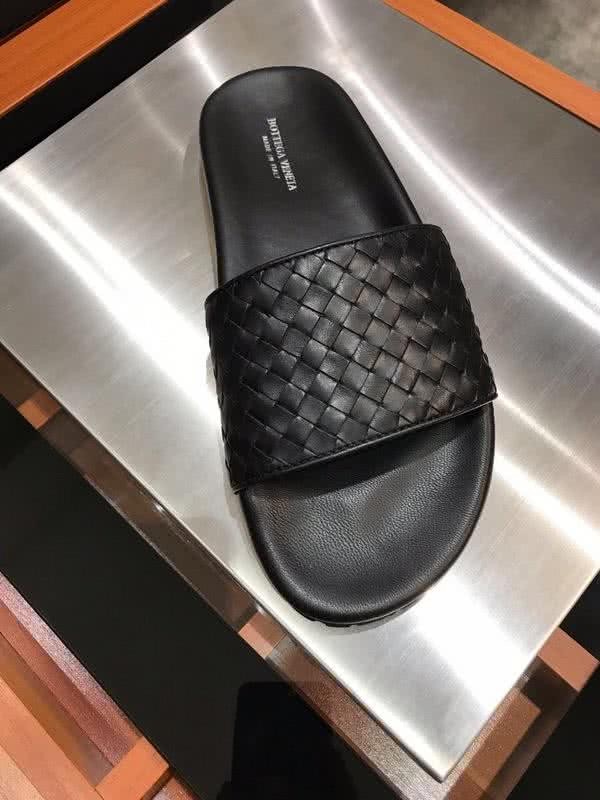 Bottega Veneta New  Fashion Slippers Cowhide Black Men 5