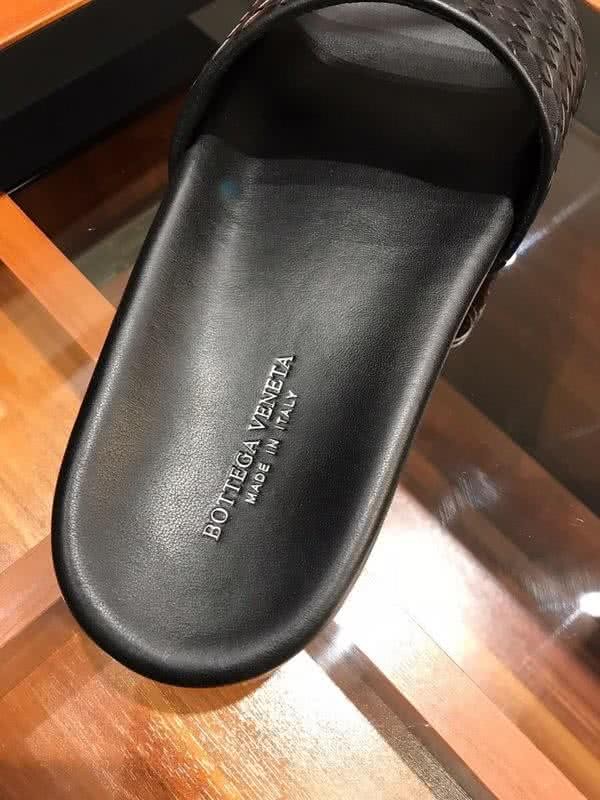 Bottega Veneta New  Fashion Slippers Cowhide Black Men 7