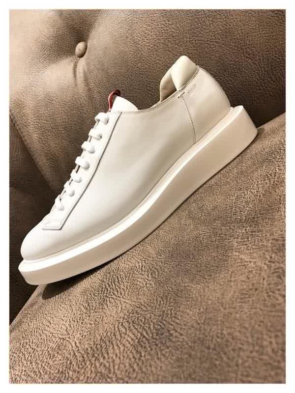 Bally Fashion Leather Sports Shoes Cowhide White Men 3