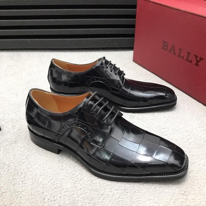 Bally Business Leather Shoes Cowhide Black Men 3